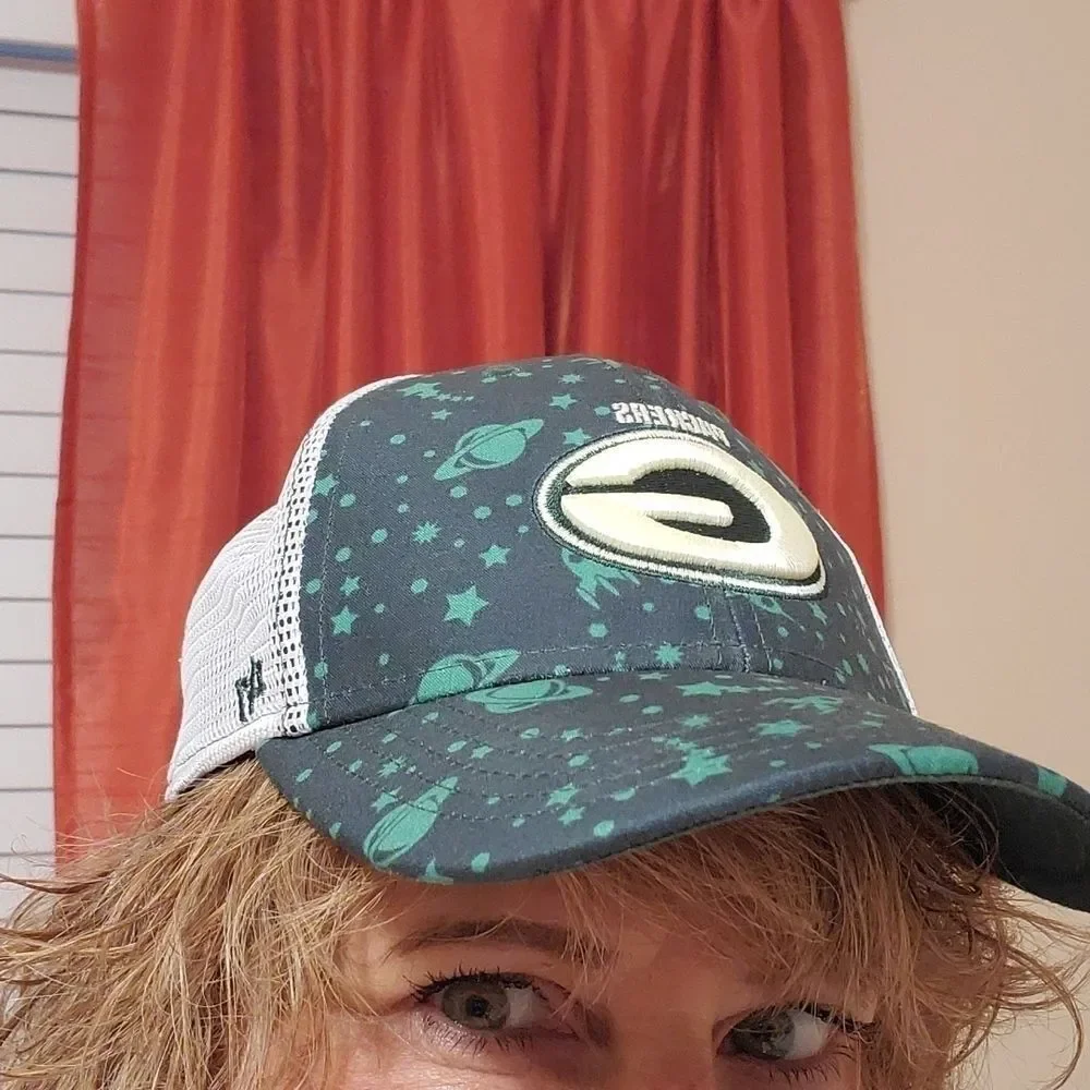 Green Bay Packers Youth Hat Mesh Back Adjustable Snapback Cap Green Gold